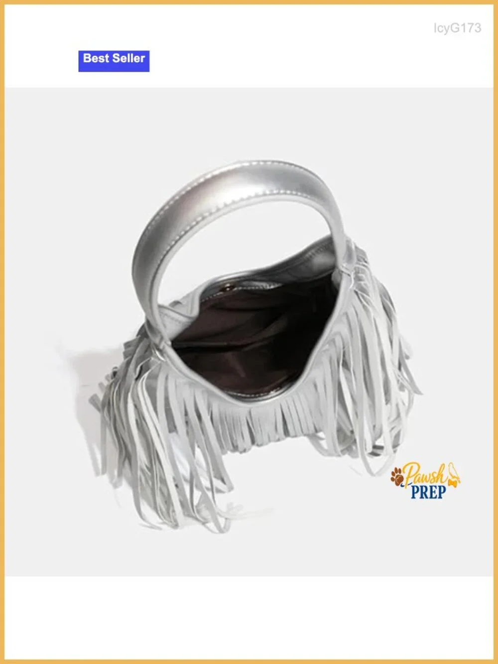 Fringe Hobo Shoulder Bag Vegan Leather Layered Tassel Women Purse
